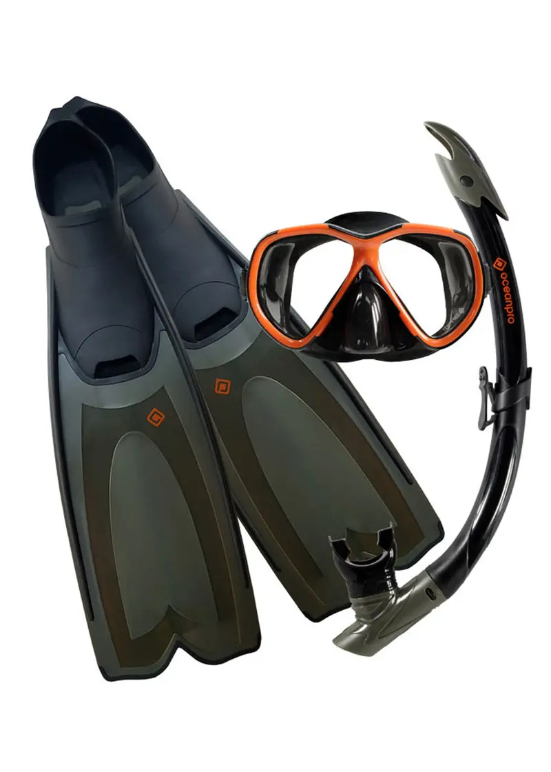 Ocean Pro Mallacoota Snorkel Set with Mask and Fins