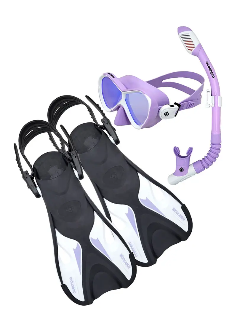 Ocean Pro Woolamai Kids Snorkeling Set: Mask, Snorkel & Fins