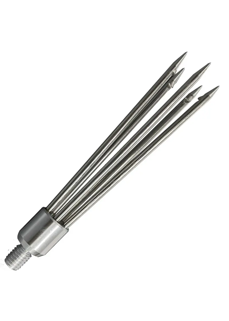 OceanHunter 5-Barb Aluminum Hand Spear – 13mm Shaft