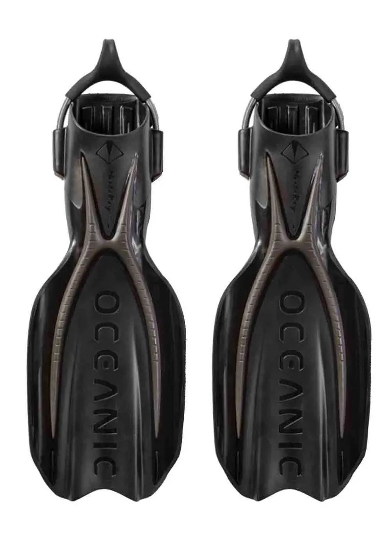 Oceanic Mantaray Adjustable Fins – Travel-Friendly Open-Heel Design
