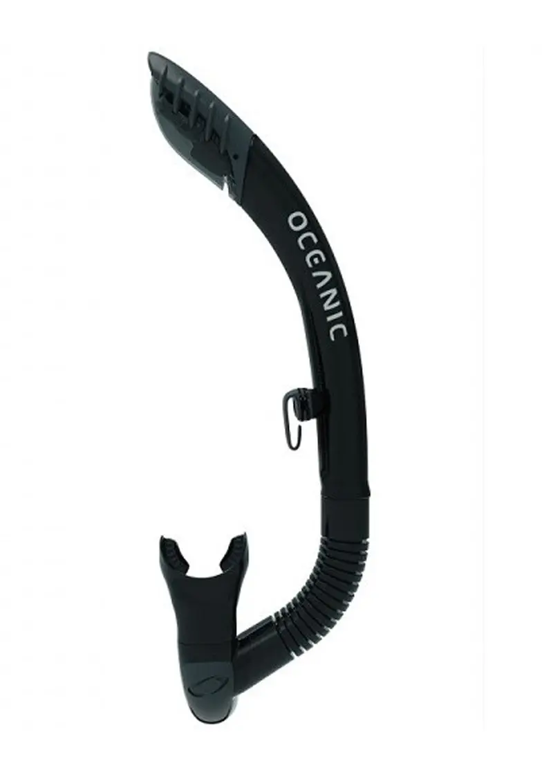 Oceanic Ultra Dry 2 Snorkel – Black Titanium Finish