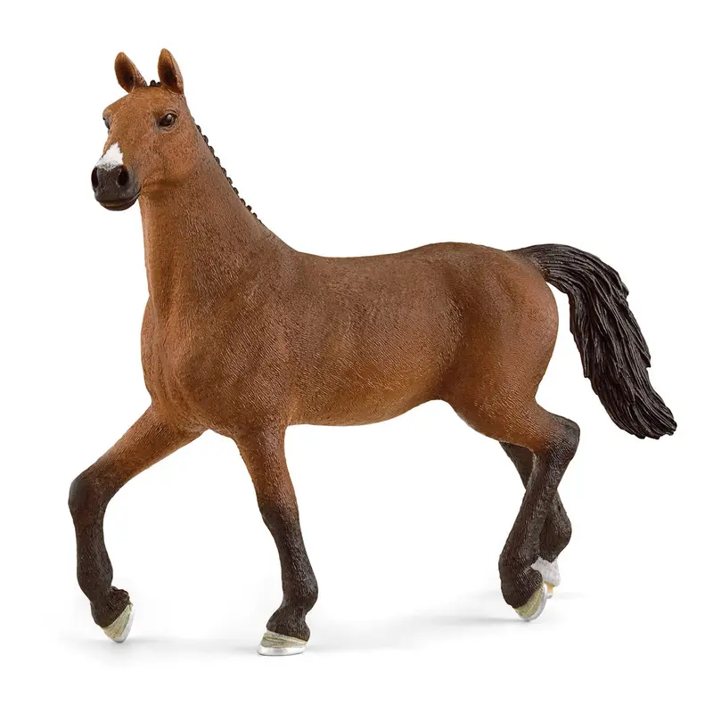 Oldenburg Mare Figure – Elegant German Warmblood Horse Miniature