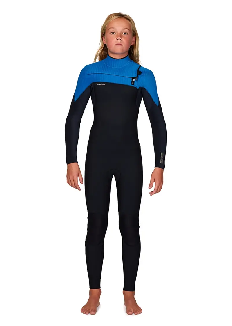 O’Neill Boys’ Hyperfreak 3/2+mm Chest-Zip Steamer Wetsuit