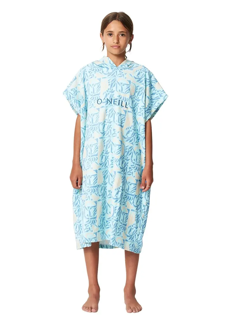 O’Neill Girls’ Bahia Hooded Beach Towel – Quick-Dry & Fun Print