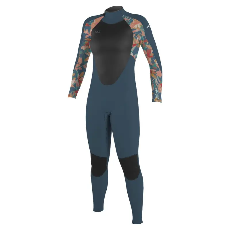 O’Neill Women’s Epic 4/3mm Back-Zip Wetsuit in Copablu