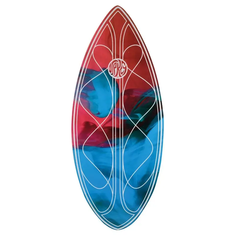 Osprey 41″ Retro Wooden Pin-Tail Skimboard – Solid Wave Design