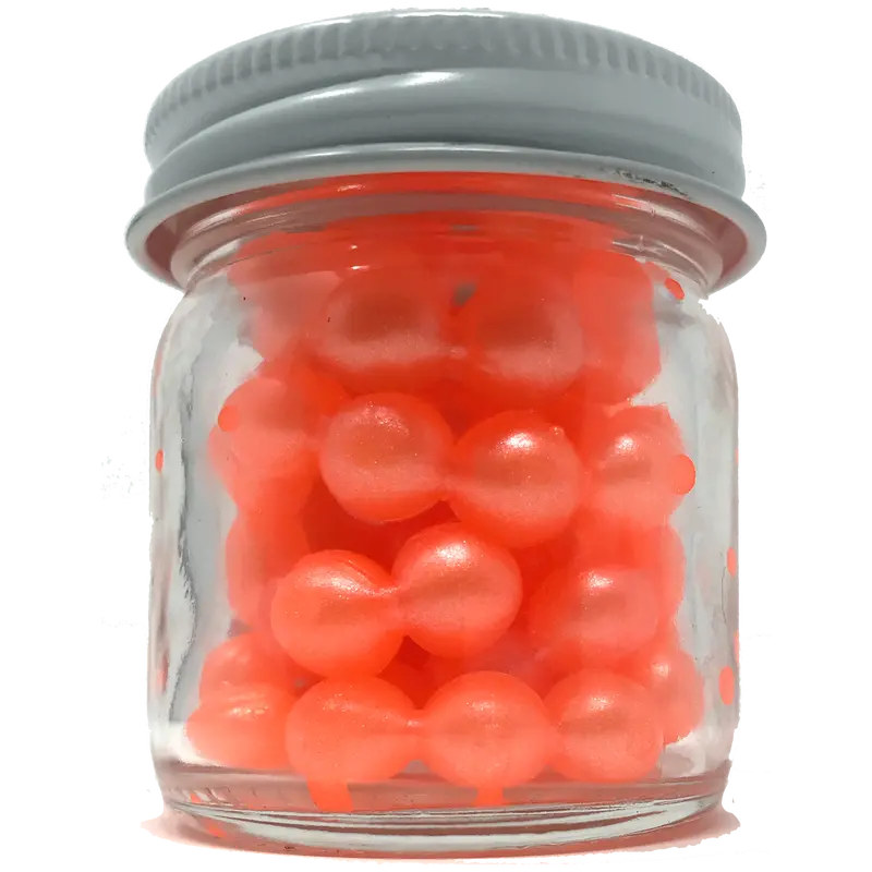 Peachy Pearl Rubber Egg Bait for Trout and Steelhead