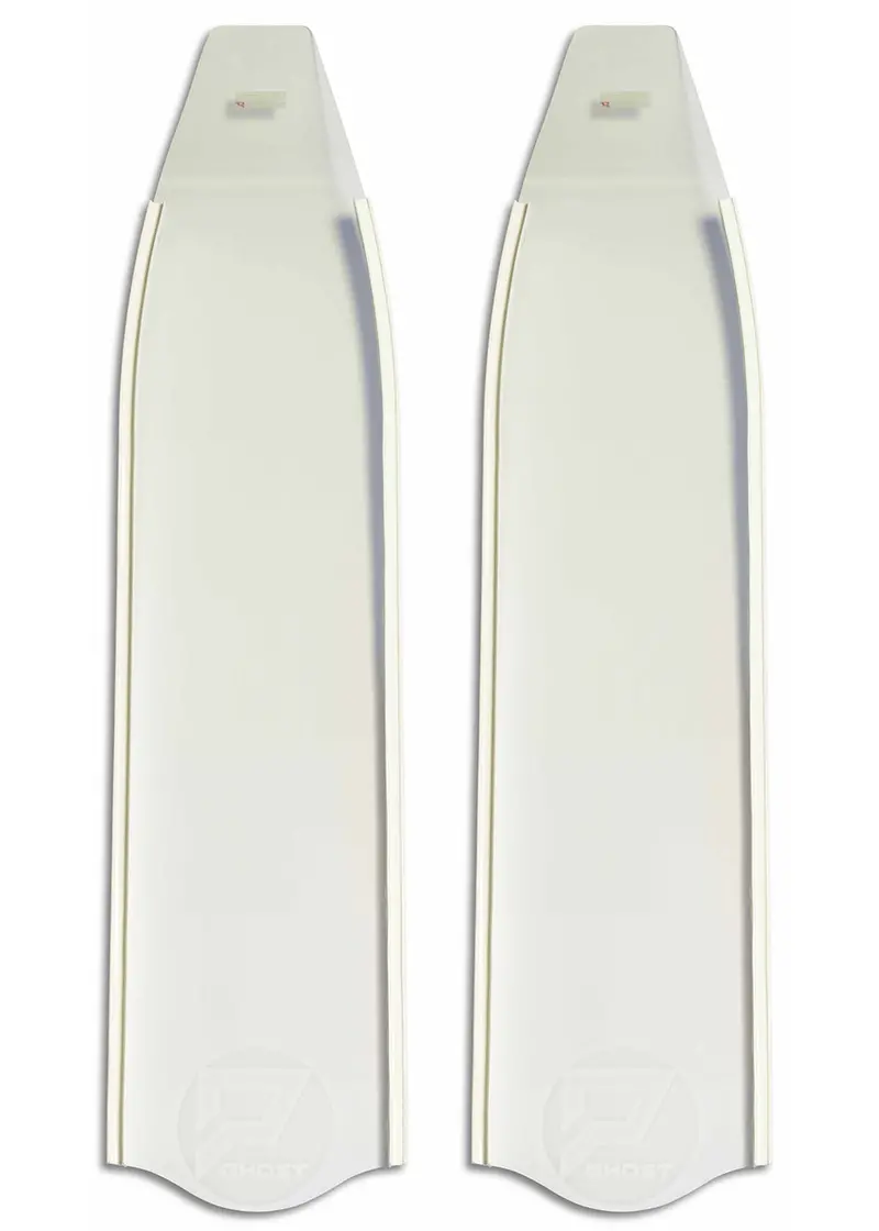 Penetrator Ghost Composite Fins – Clear Blades with White Rails