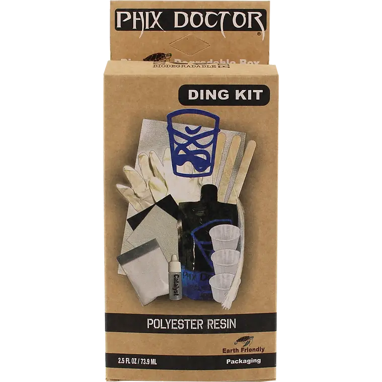 Phix Doctor Polyester (PU) Surfboard Repair Kit – Premium Ding Fix Solution