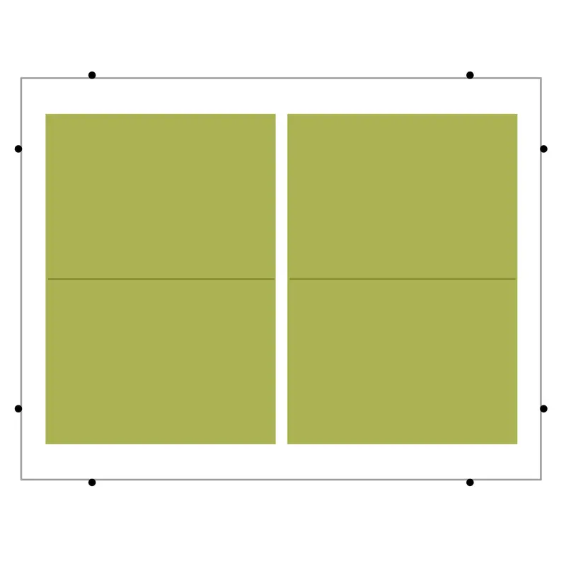 Pinnovation 4-Bar Folding Card Template