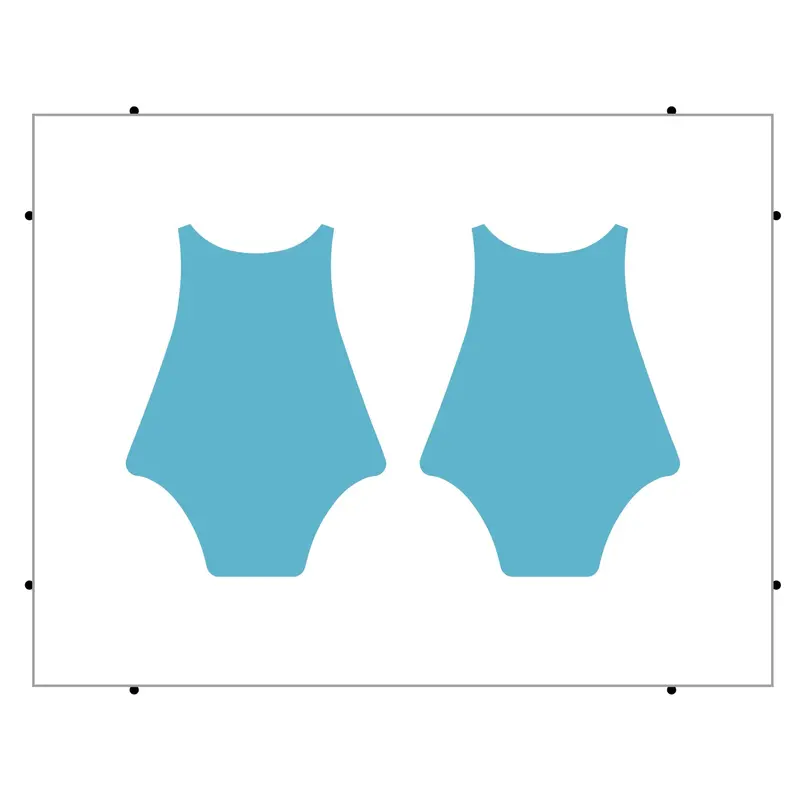 Pinnovation Onesie-Shaped Mat Template