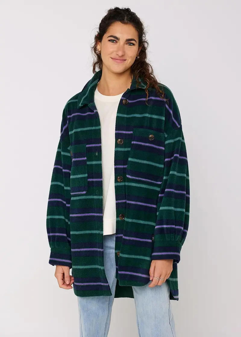 Polar Palmas Eco-Zy Long-Sleeve Overshirt – Sisstrevolution