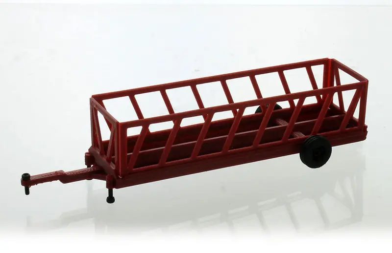 Portable 20-Foot Cattle Feeder – Red – 1:64 Scale – #64-308-R