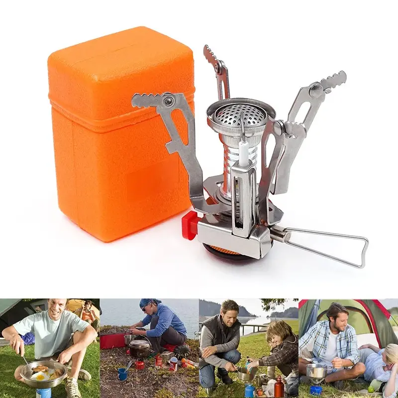 Portable Folding Gas Stove – 3000W Compact Camp Cooker for Outdoor Use