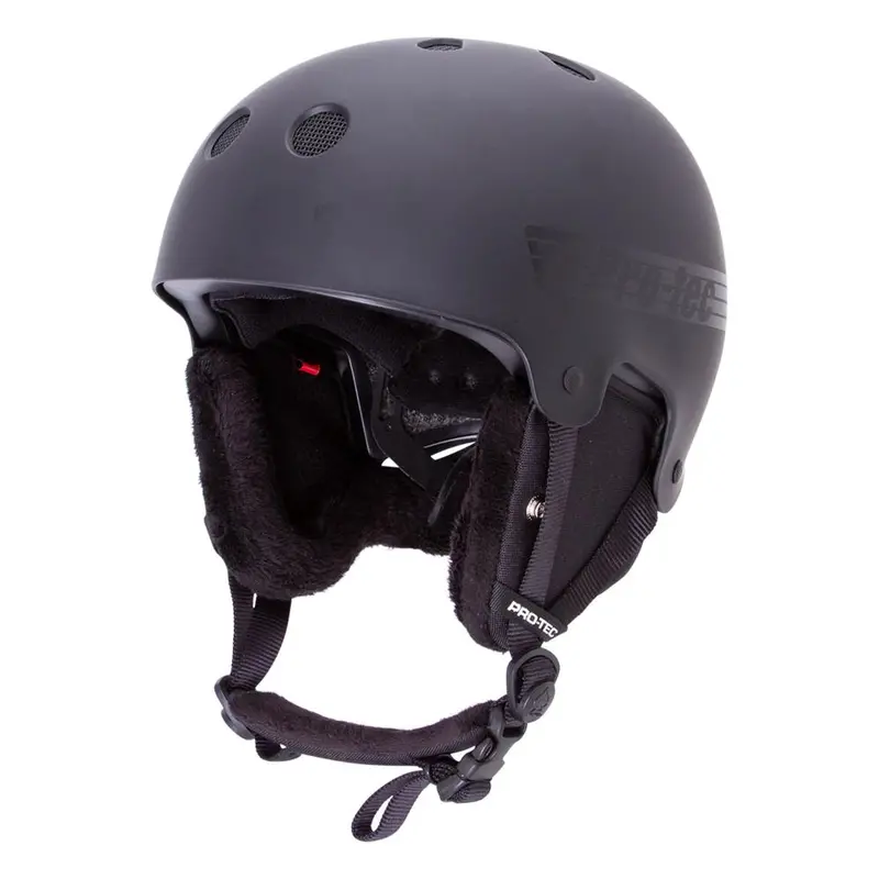 Pro-Tec Old School Snow Helmet with MIPS – Stealth Black