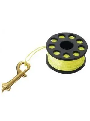 Problue 20m Finger Spool with Stainless Steel Clip for Diving