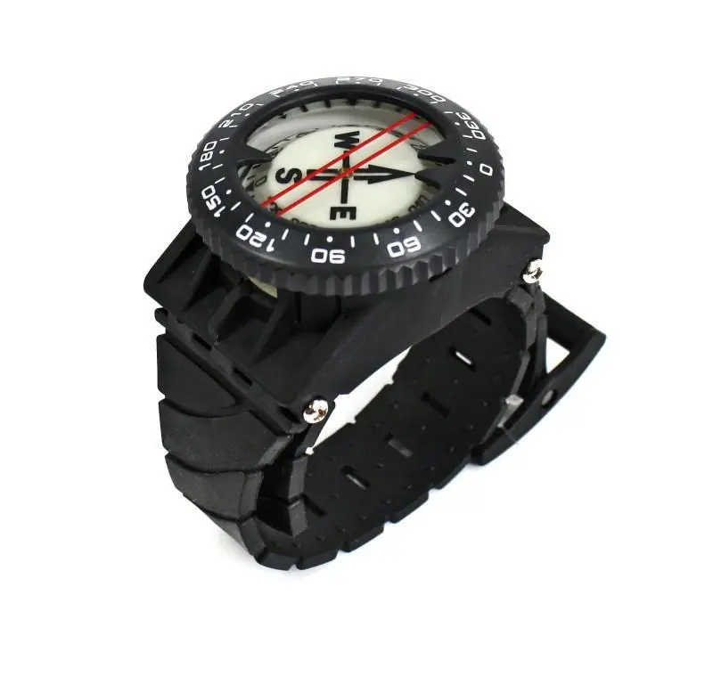 Problue Hose-Mounted Wrist Compass for Scuba Diving