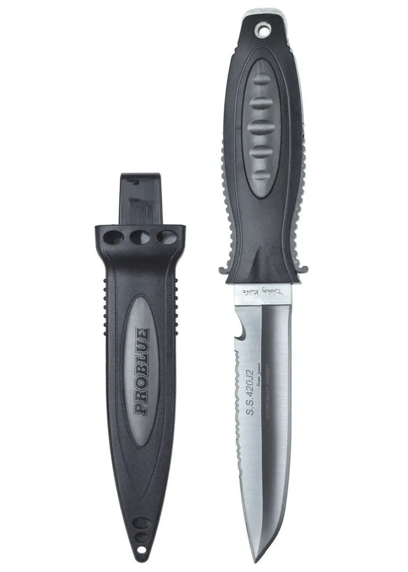 Problue HUNTER Dive Knife – Compact, Corrosion-Resistant Utility Blade