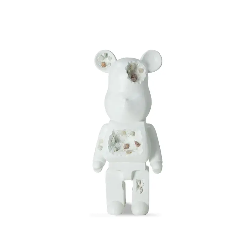 Pure White Bear-Shaped Savings Jar