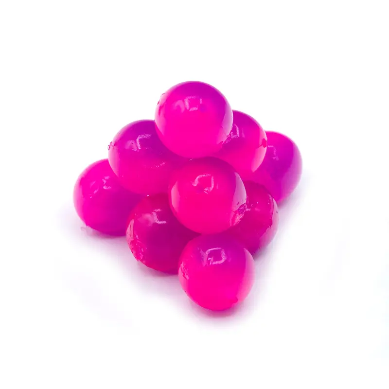 Purple Infected Skookum Soft Beads – 14 Mil Flexible Fishing Beads