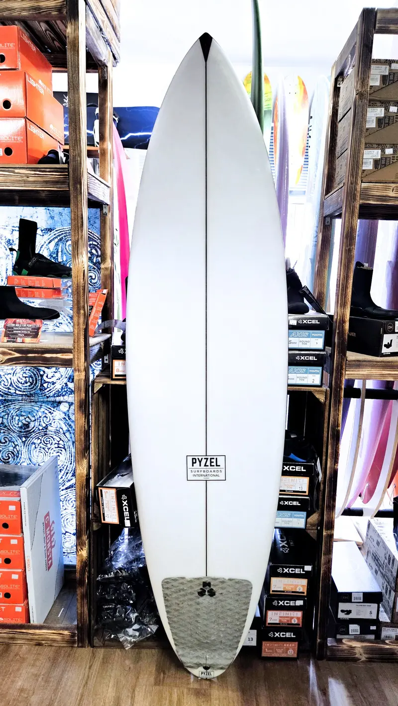 Pyzel Crisis Twin Surfboard – 6’8″ (Used) with Futures Box