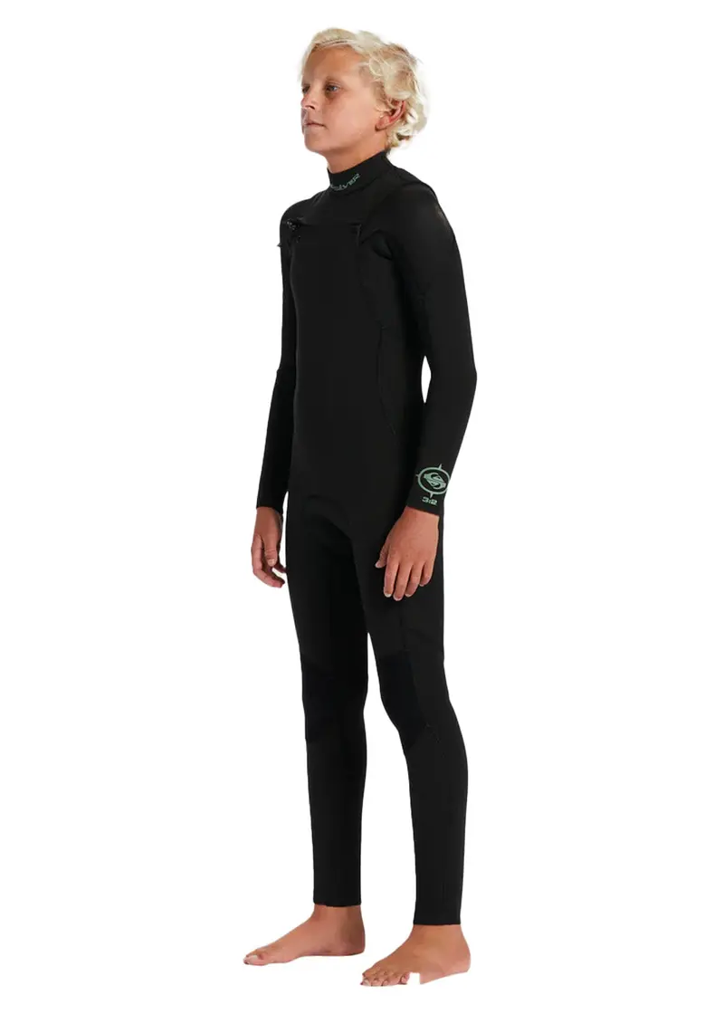 Quiksilver Boys’ Everyday Sessions 3/2mm GBS Chest-Zip Wetsuit
