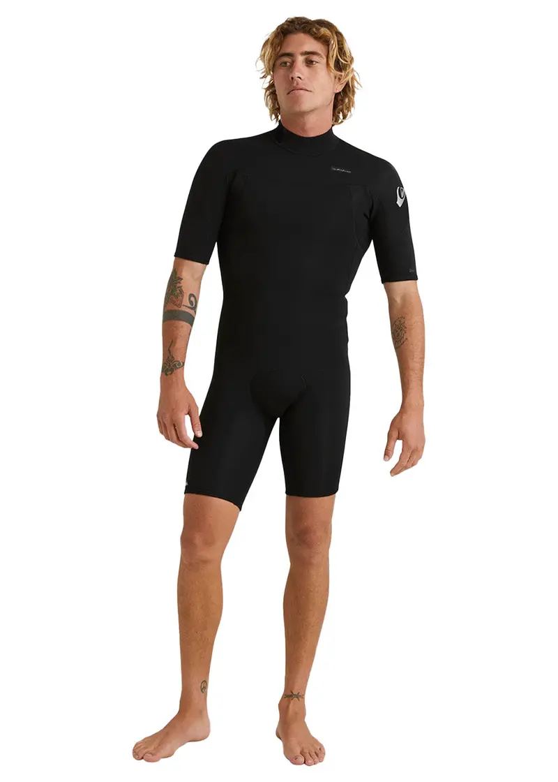 Quiksilver Men’s Everyday Sessions 2/2mm Short-Sleeve Back-Zip Spring Suit