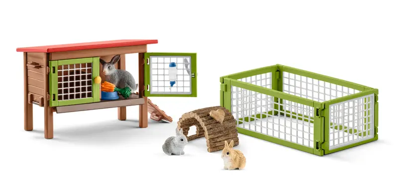 Rabbit Hutch Playset – Small Animal Enclosure Model
