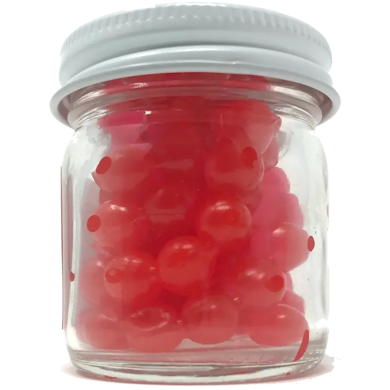 Red Roe Rubber Egg Bait for Trout and Steelhead