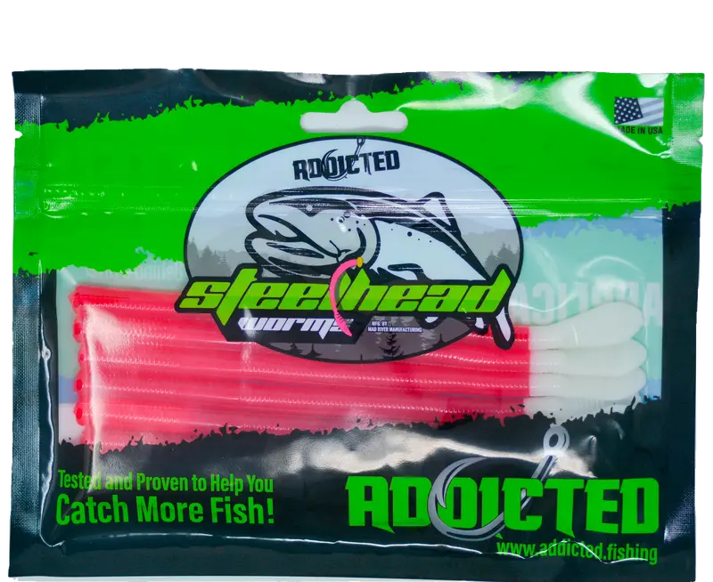 Reverse Nightmare Steelhead Worm Lures