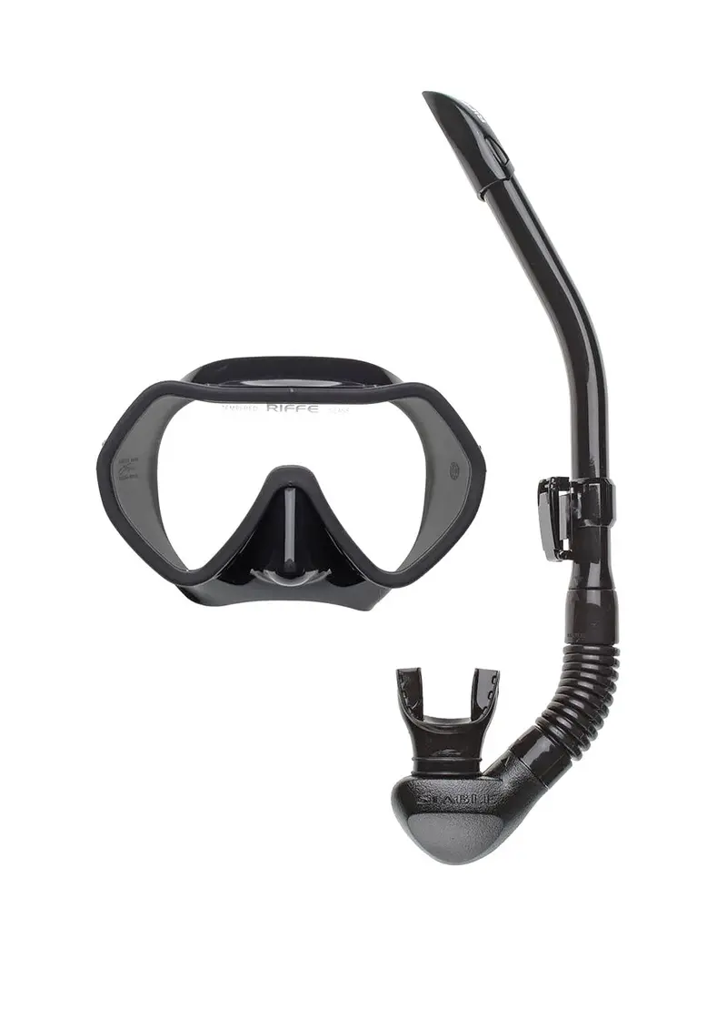 Riffe Frameless Low-Profile Snorkel Mask Set