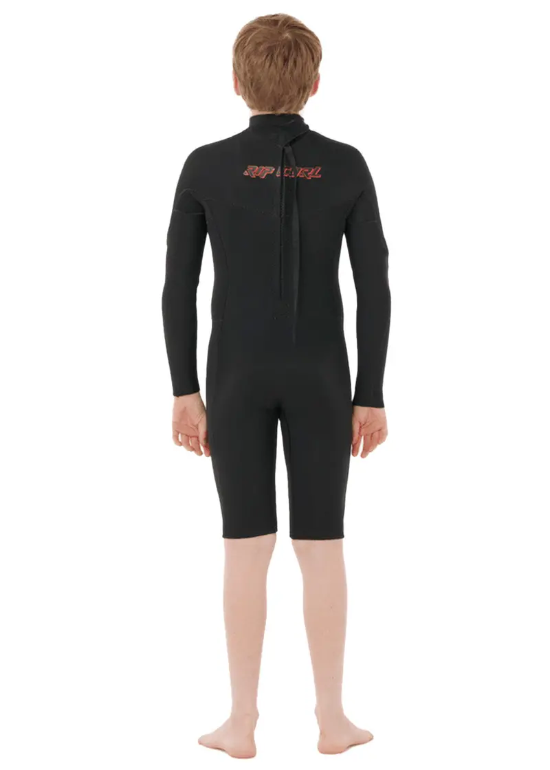 Rip Curl Boys’ Dawn Patrol 2mm Back-Zip Long-Sleeve Spring Suit