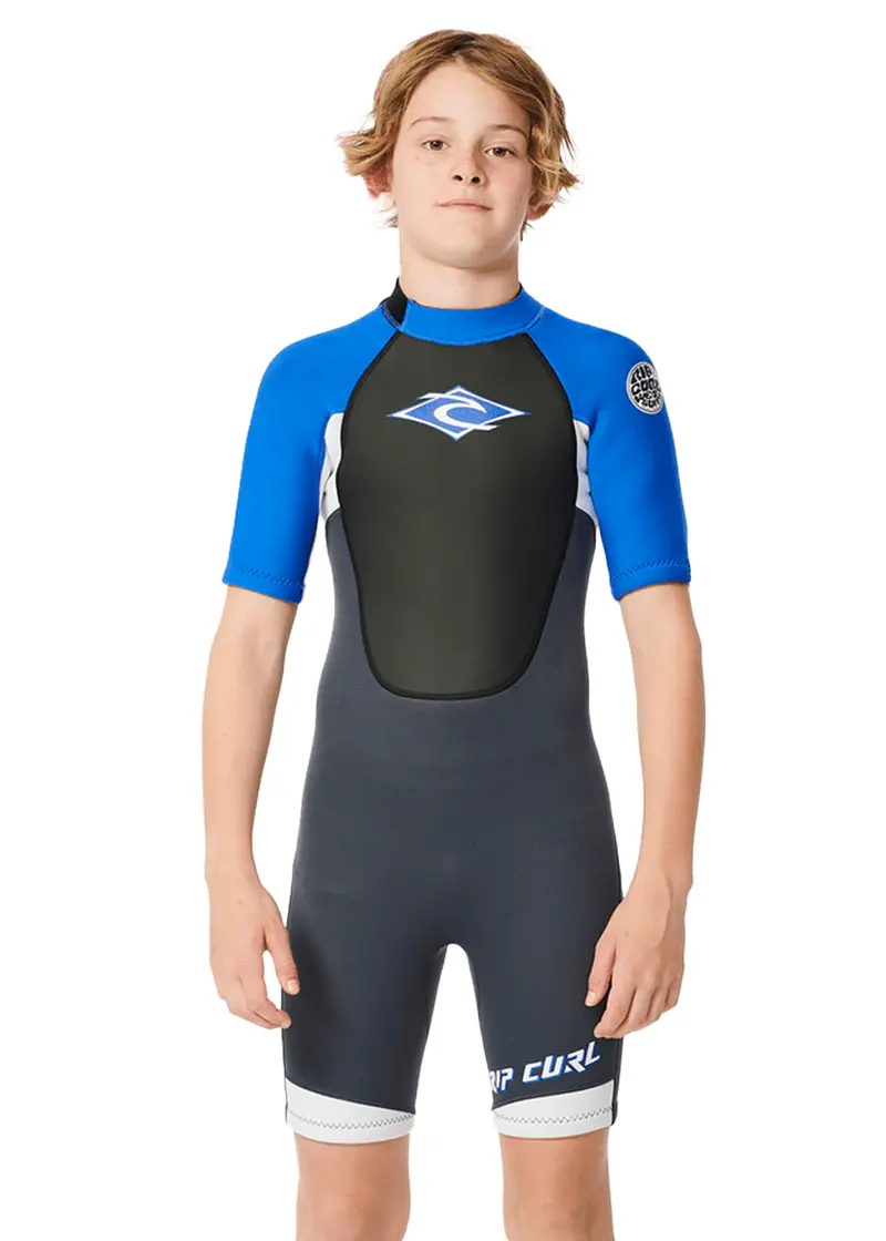 Rip Curl Boys’ Omega 2mm Front-Zip Spring Wetsuit