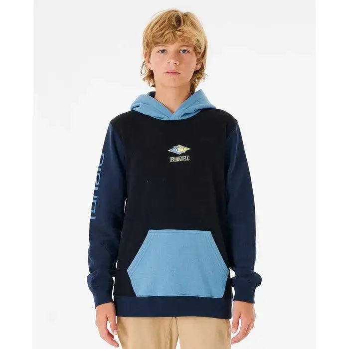 Rip Curl Tube Heads Block Hood – Boys’ Insulated Pullover Hoodie