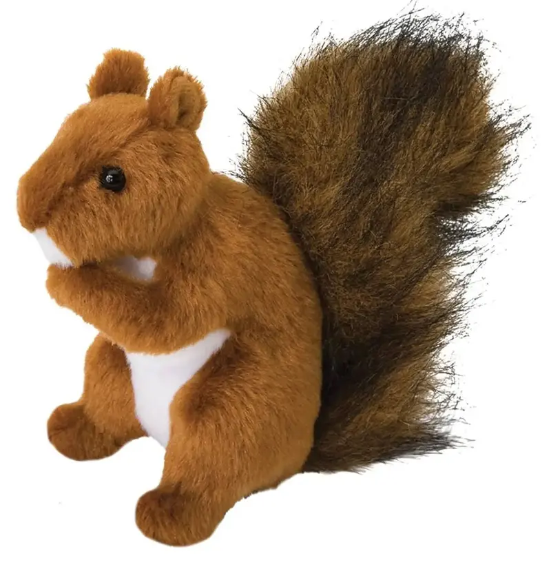 Roadie Red Squirrel Plush – Vibrant Woodland Animal Stuffed Toy