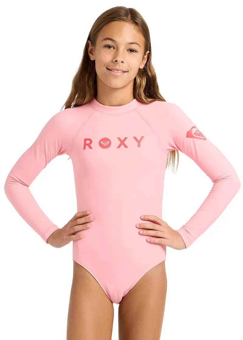 Roxy Girls’ Heater Long-Sleeve Lycra Swimsuit