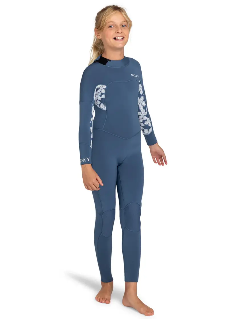 Roxy Swell Girls’ 3/2mm Back-Zip Full Wetsuit