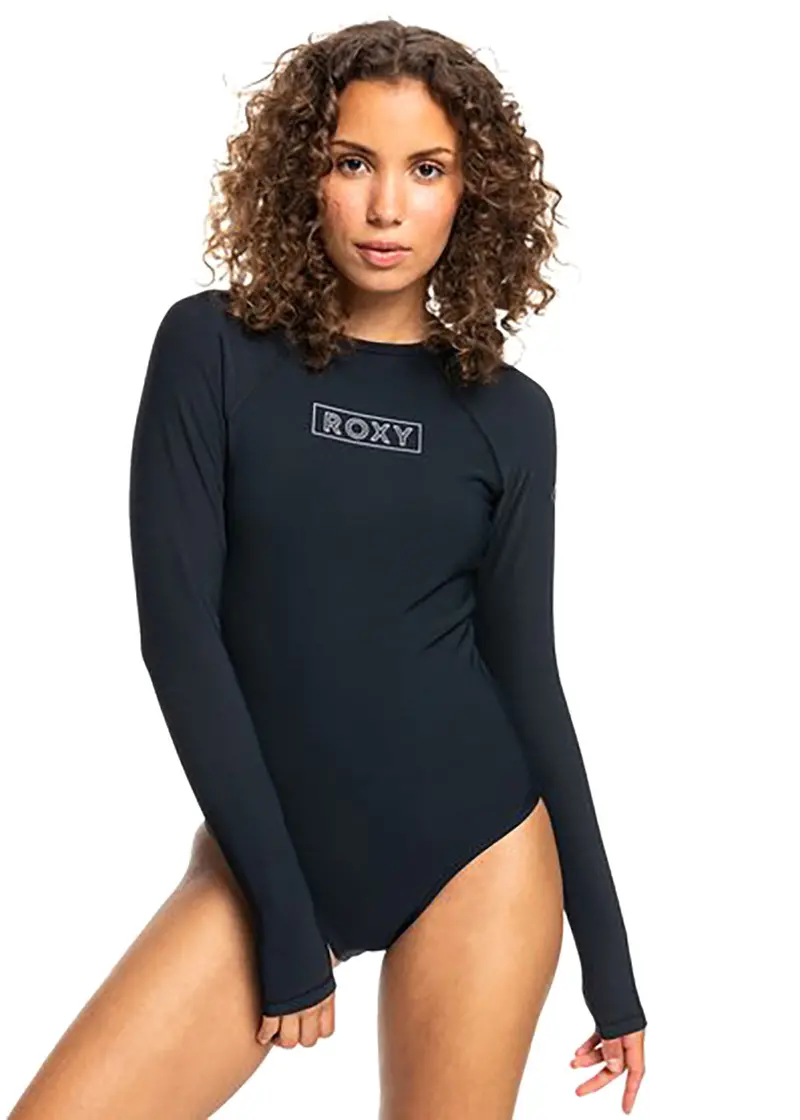 Roxy Women’s Heater Long-Sleeve Full-Coverage Swimsuit