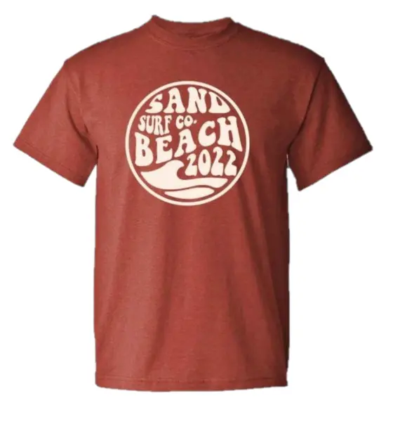 Sand Beach Surf Co. Wavy Graphic T-Shirt