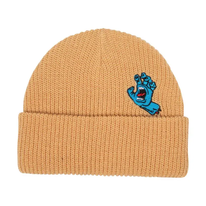 Santa Cruz Screaming Mini Hand Beanie – Winter Knit Hat