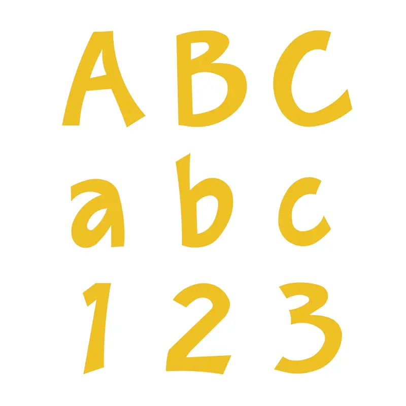Scrapbook-Friendly Alphabet Stickers – 3-Inch