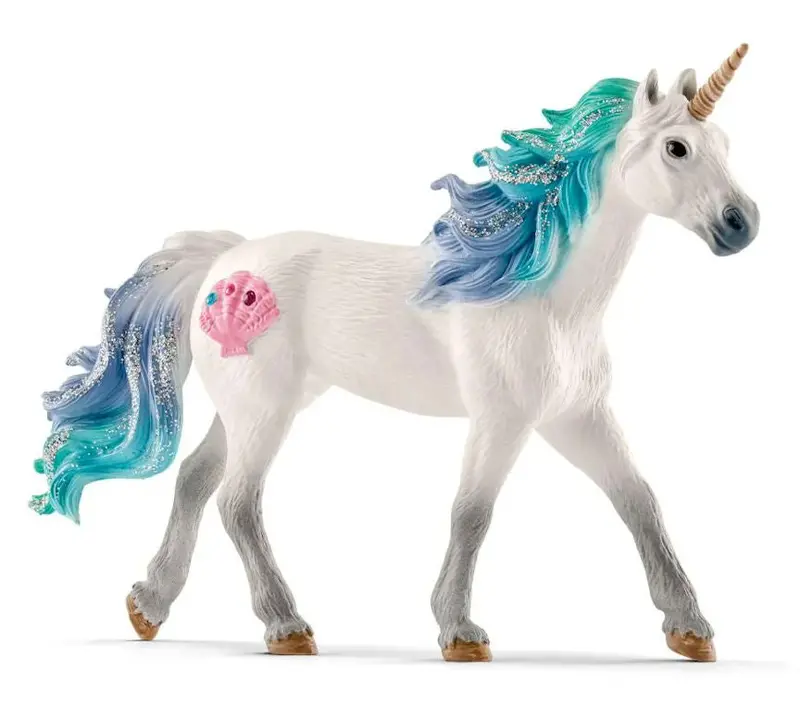 Sea Unicorn Stallion Figurine #70571 – Mythical Marine Horse Collectible Sculpture