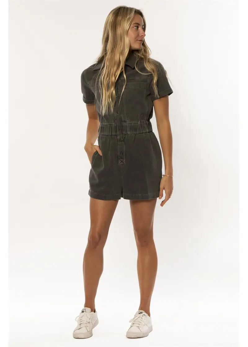 SISSTR Road Minimalist Short-Sleeve Romper