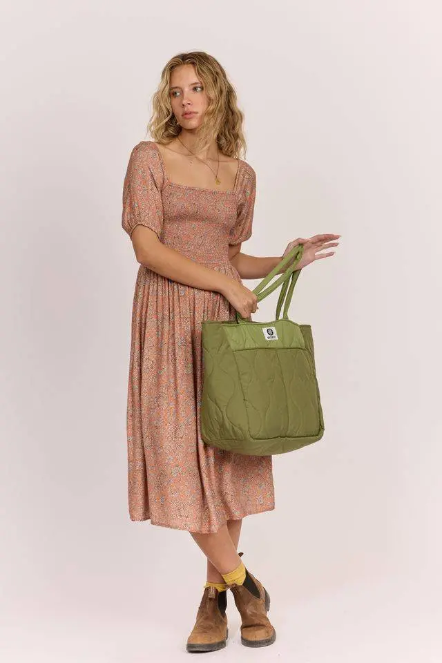 Sisstrevolution Roam Free Quilted Tote Bag