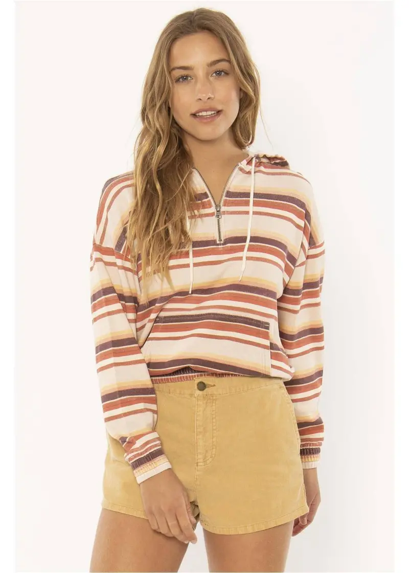 Sisstrevolution Rushin Tides Long-Sleeve Knit Hoodie