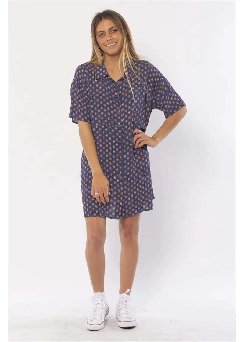 Sisstrevolution Sunbeam Woven Mini Dress