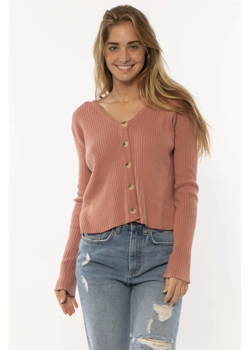 Sisstrevolution Sunburst Long-Sleeve Knit Top