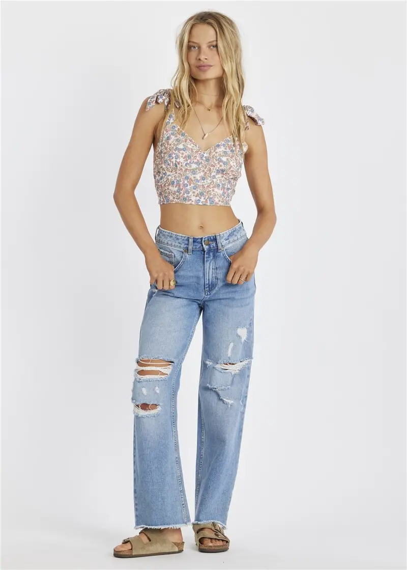 Sisstrevolution Sundaze Woven Tank Top