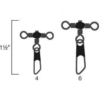 SMI Crossline Black Swivel – Heavy-Duty Inline Rotation