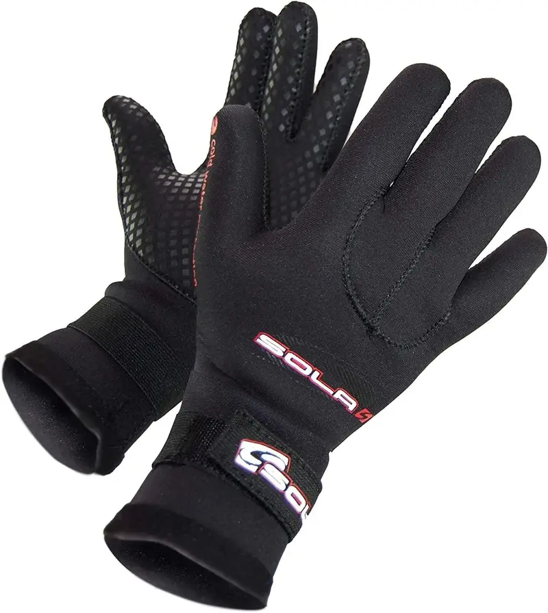 Sola 3mm Titanium-Infused Double-Lined Neoprene Gloves